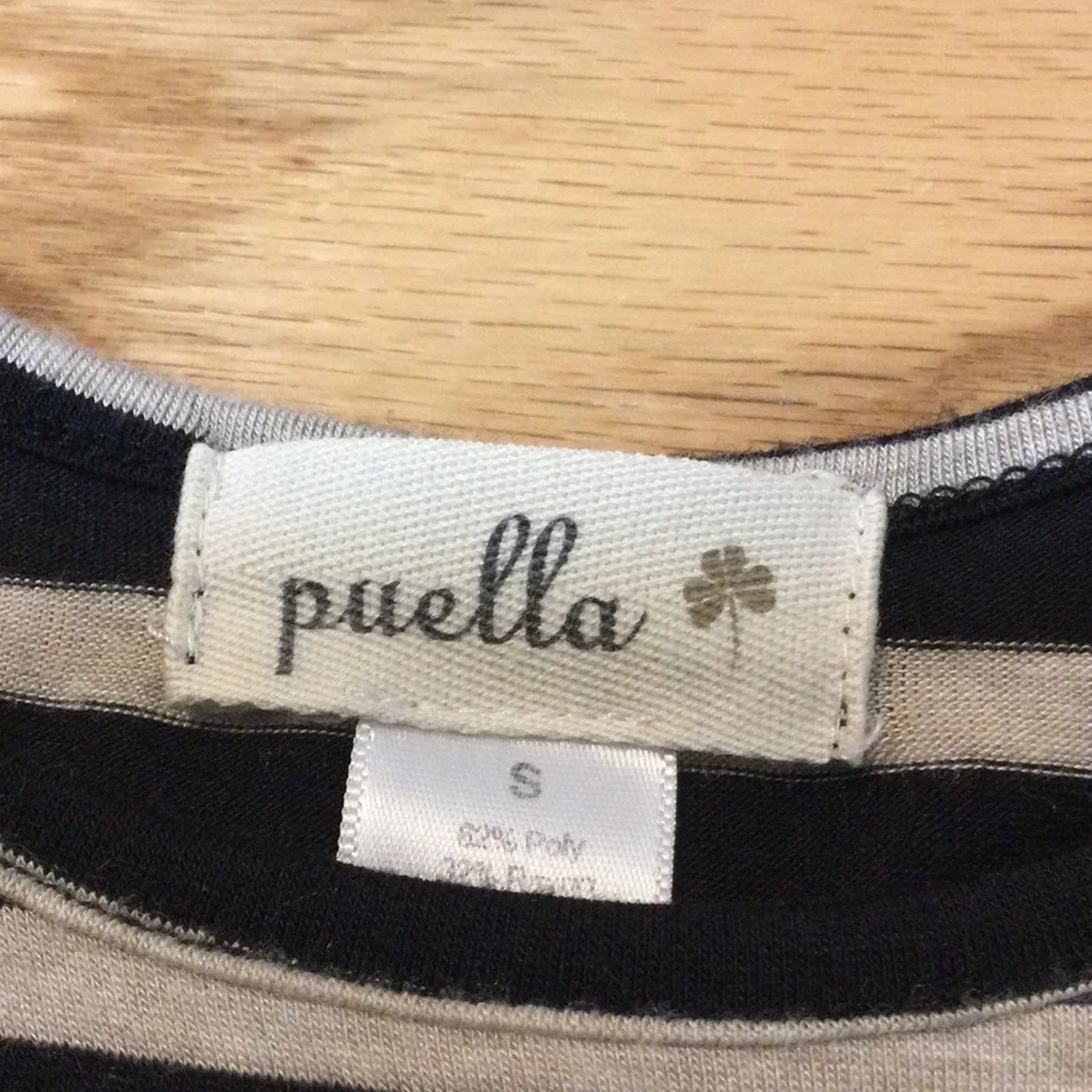 S Puella by Anthropologie black and cream striped dress - Picture 13 of 15